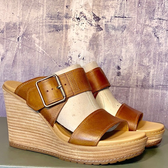 Timberland Brenton Buckle Slide Sandal Tan Brown - Picture 4 of 8